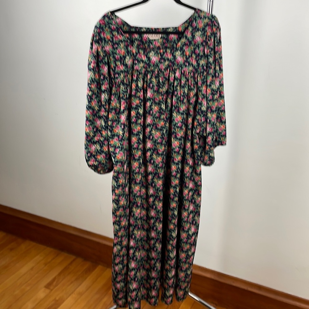 Flower print dress